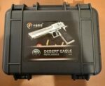 1:2 SCALE MINIATURE DESERT EAGLE L6 .50AE IN SILVER