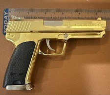1:2 Scale German Army Heckler & Koch HK USP 9MM Toy Pistol Collectible Gun Gold
