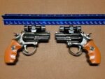 2 Pack .357 Magnum Gun Revolver Jet Torch Lighter Terminator Edition Laser 2025