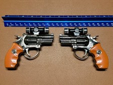 2 Pack .357 Magnum Gun Revolver Jet Torch Lighter Terminator Edition Laser 2025